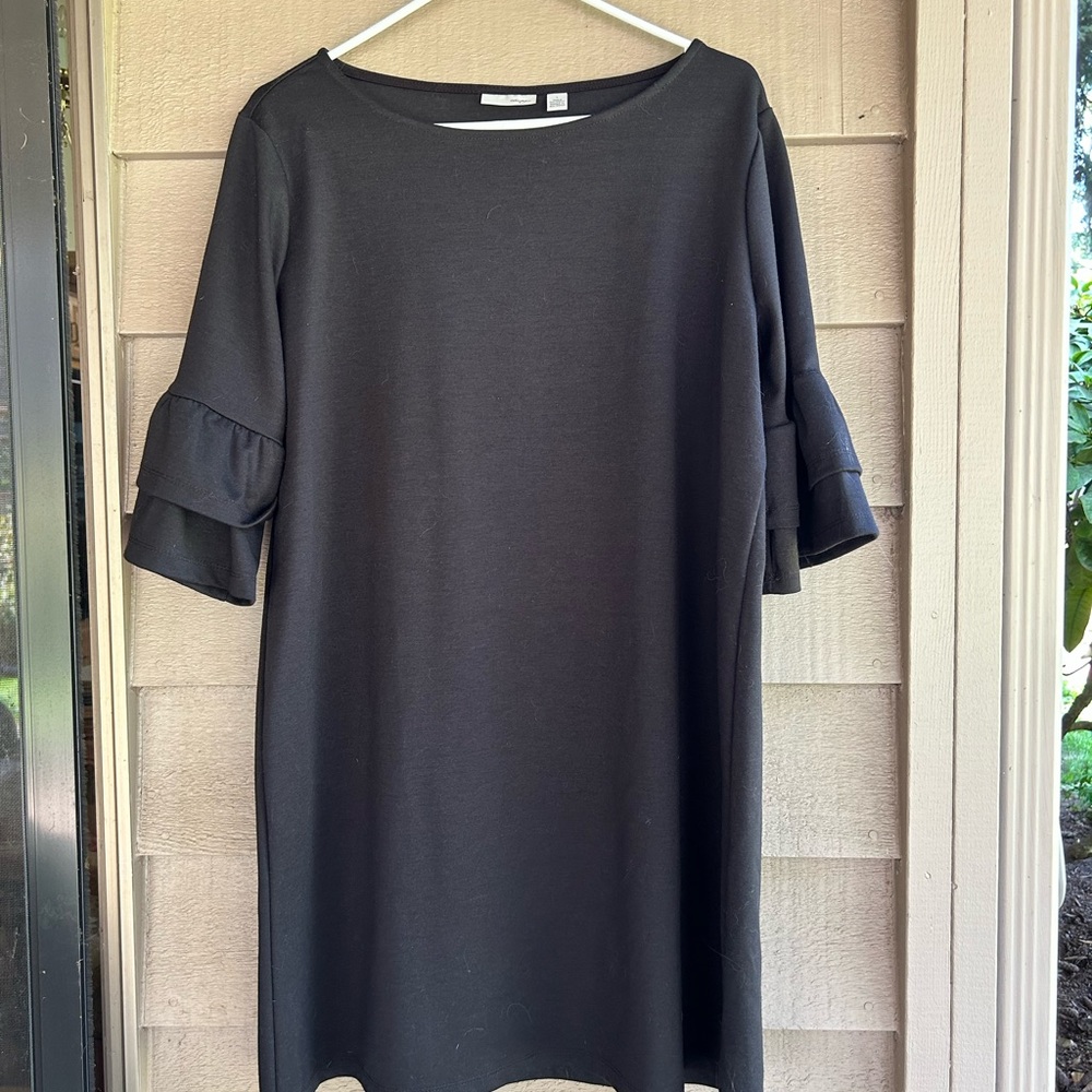 Halogen black dress simple casual so L